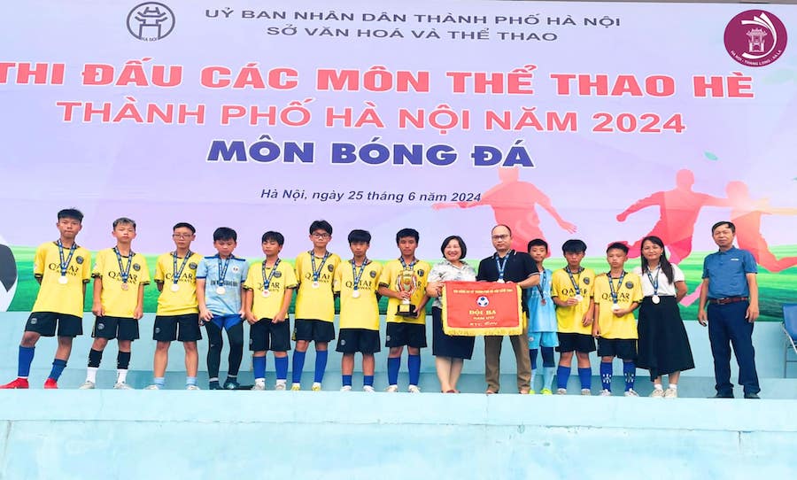 CHÚC MỪNG BẠN LÊ BẢO THIÊN - 6A2 ĐẠT HUY CHƯƠNG ĐỒNG TẠI GIẢI BÓNG ĐÁ THÀNH PHỐ HÀ NỘI