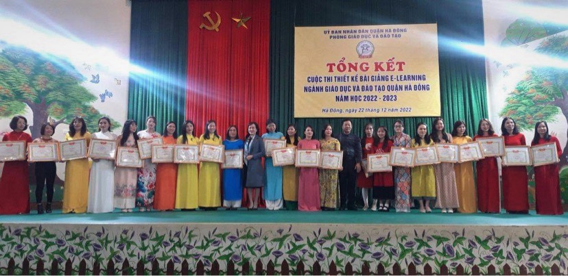 HNTL ĐẠT GIẢI NHẤT CUỘC THI THIẾT KẾ BÀI GIẢNG E-LEARNING QUẬN HÀ ĐÔNG