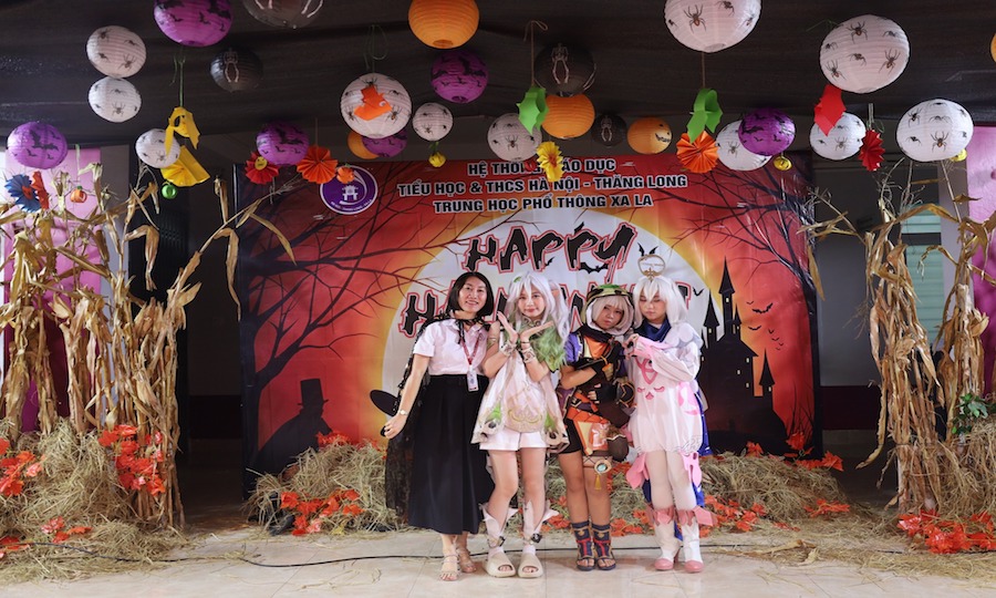 RỰC RỠ SẮC MÀU HALLOWEEN CÙNG CÁC BẠN HỌC SINH HNTL
