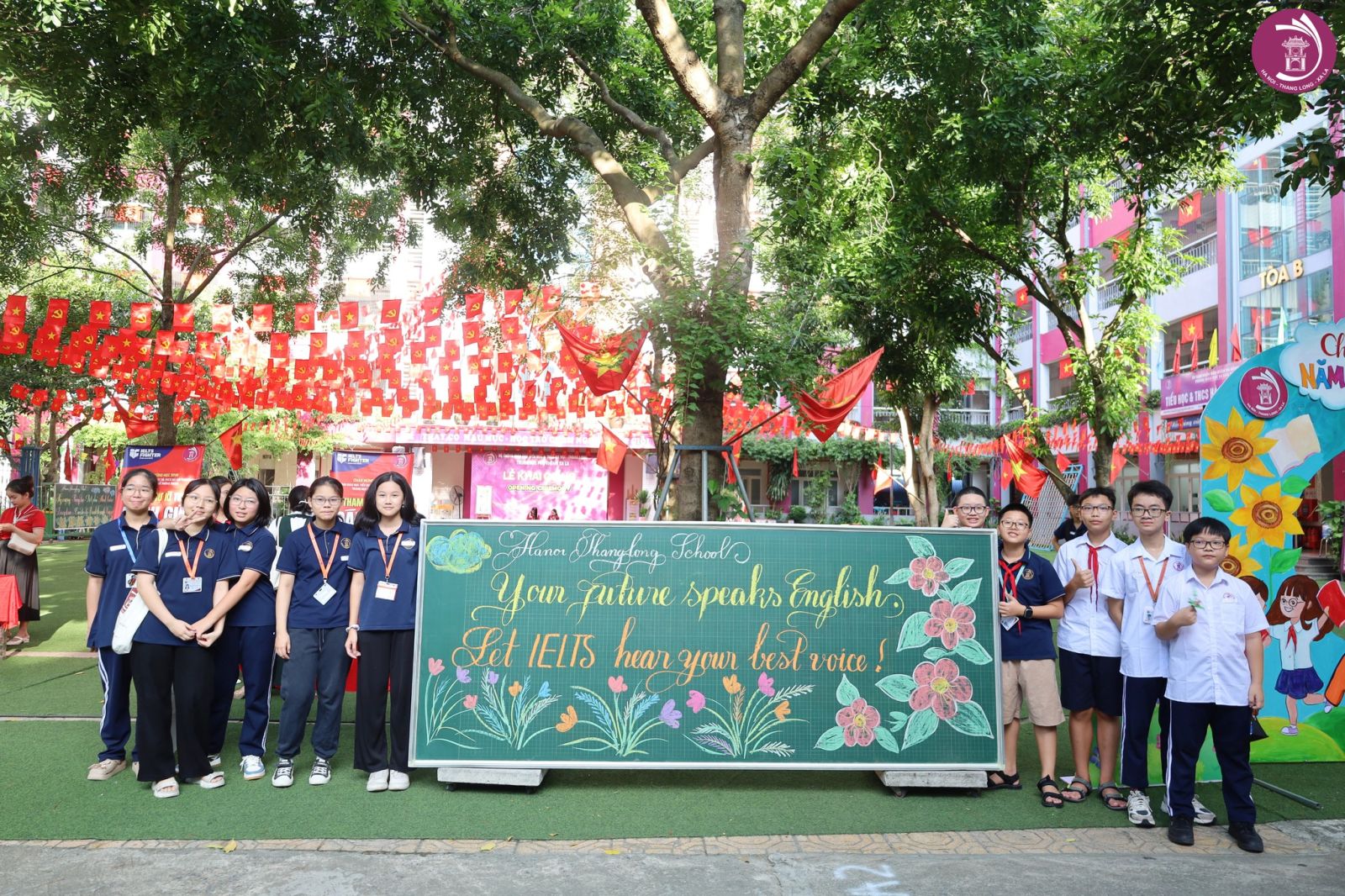 HỌC SINH HÀ NỘI THĂNG LONG XA LA THAM GIA KÌ THI ĐÁNH GIÁ NĂNG LỰC IELTS