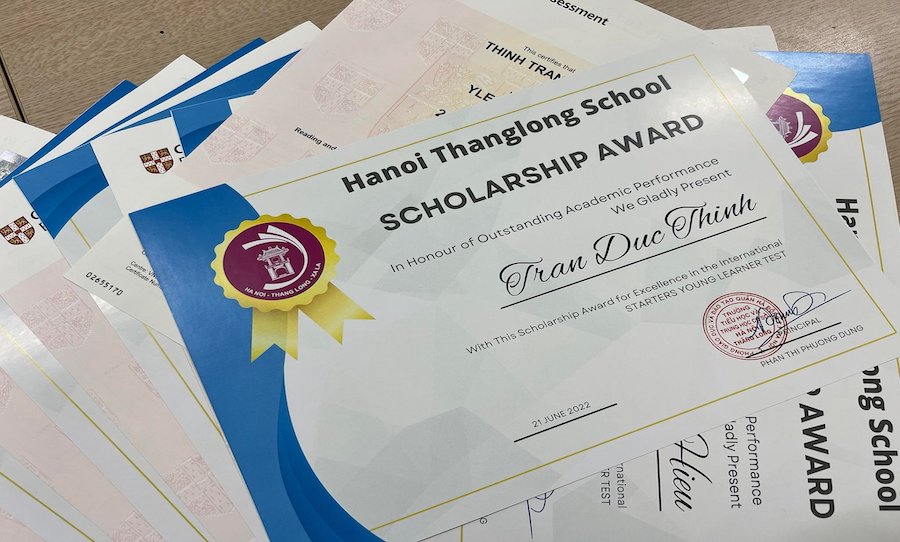 TRAO HỌC BỔNG THƯỜNG NIÊN CHO HỌC SINH LỚP 1 HỆ ĐỊNH HƯỚNG QUỐC TẾ MỸ (2021-2022)