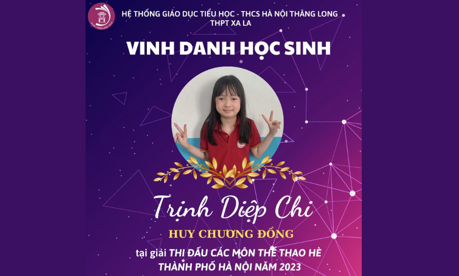 CHÚC MỪNG HỌC SINH TRỊNH DIỆP CHI ĐẠT HUY CHƯƠNG ĐỒNG GIẢI CỜ VUA HÈ 2023